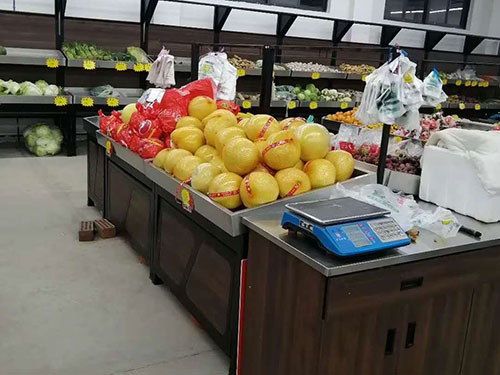 河南平顶山市郏县红旗超市货架案例
